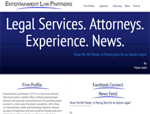 Tablet Screenshot of entlawpartners.com